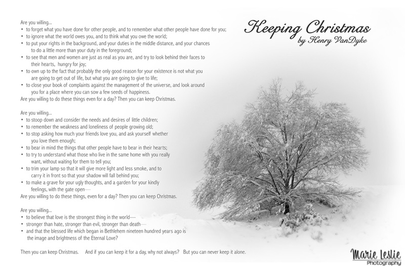 Keeping Christmas by Henry VanDyke