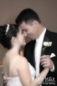 bride and groom first dance