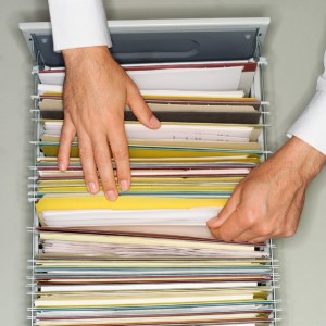 file cabinet, organizing documents, organization