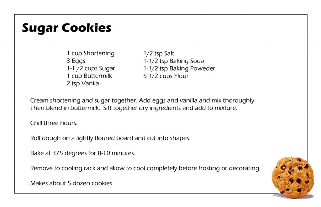 sugar cookie recipe