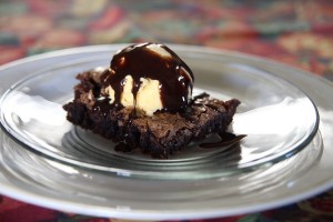 double chocolate brownies