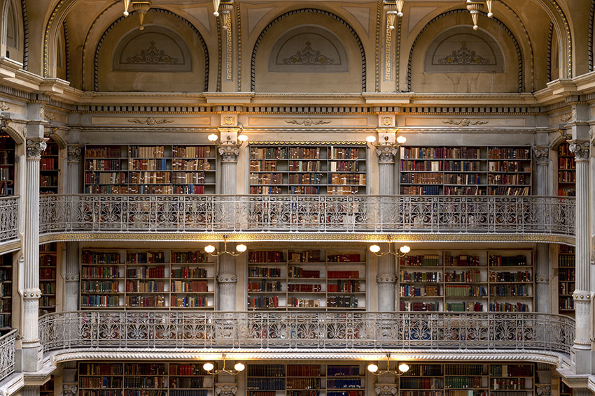 a beautiful library