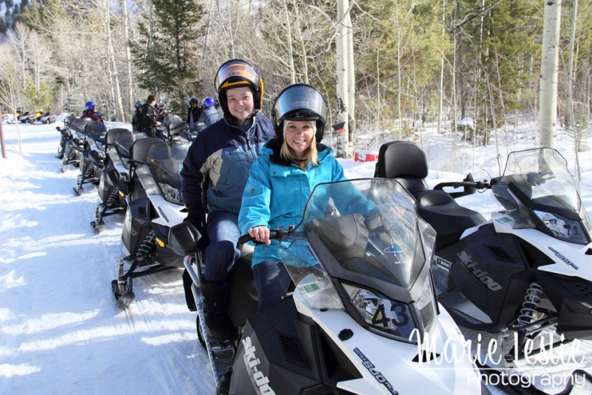 snowmobiling in Vail