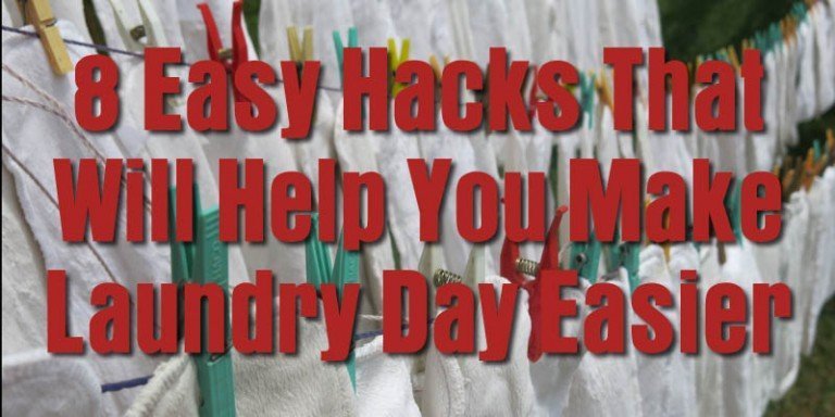 8 Easy Hacks That Will Help You Make Laundry Day Easier