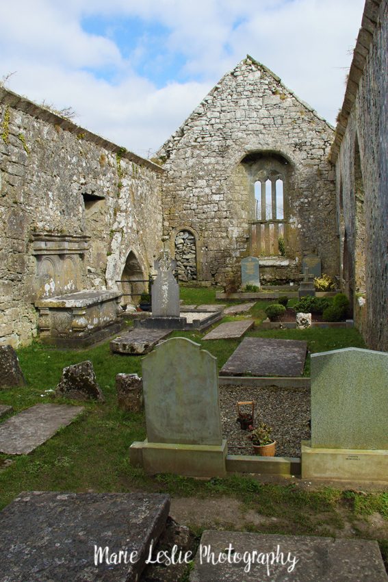 Inside the Ruins of Antigua Iglesia De Killinaboy Ireland