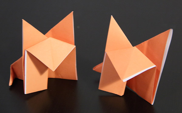 bible origami foxes