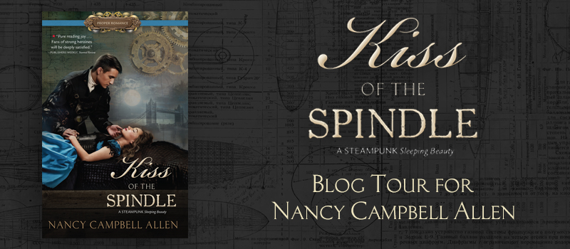 Kiss of the Spindle blog tour image