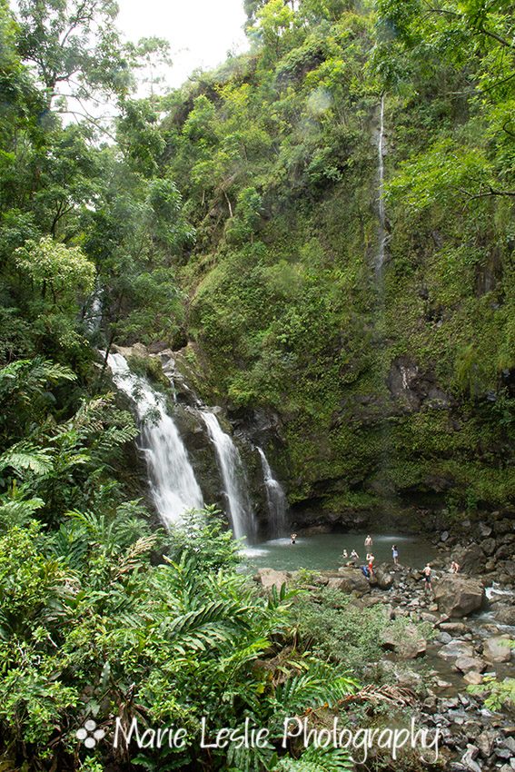 Upper Waikani Falls Vertical