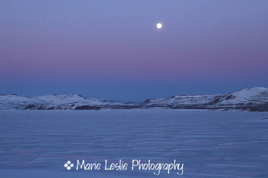 Moonset Over the Gunnison