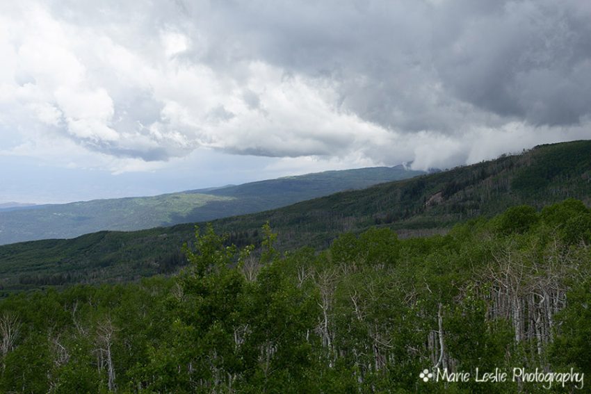 looking toward Cedaredge from the Grand Mesa