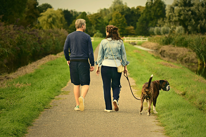 going for a walk